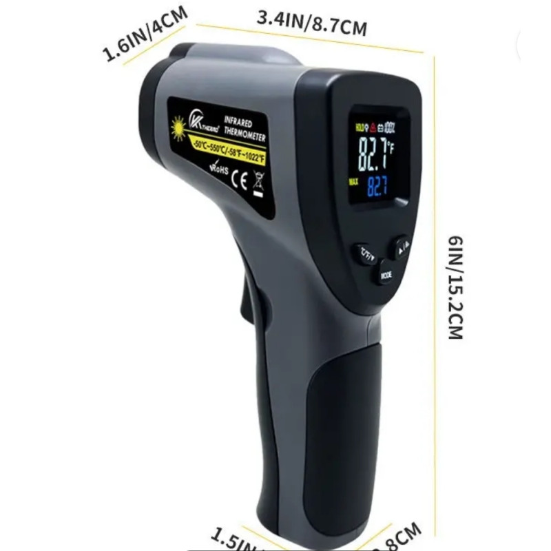 High-Temperature Digital Infrared Thermometer